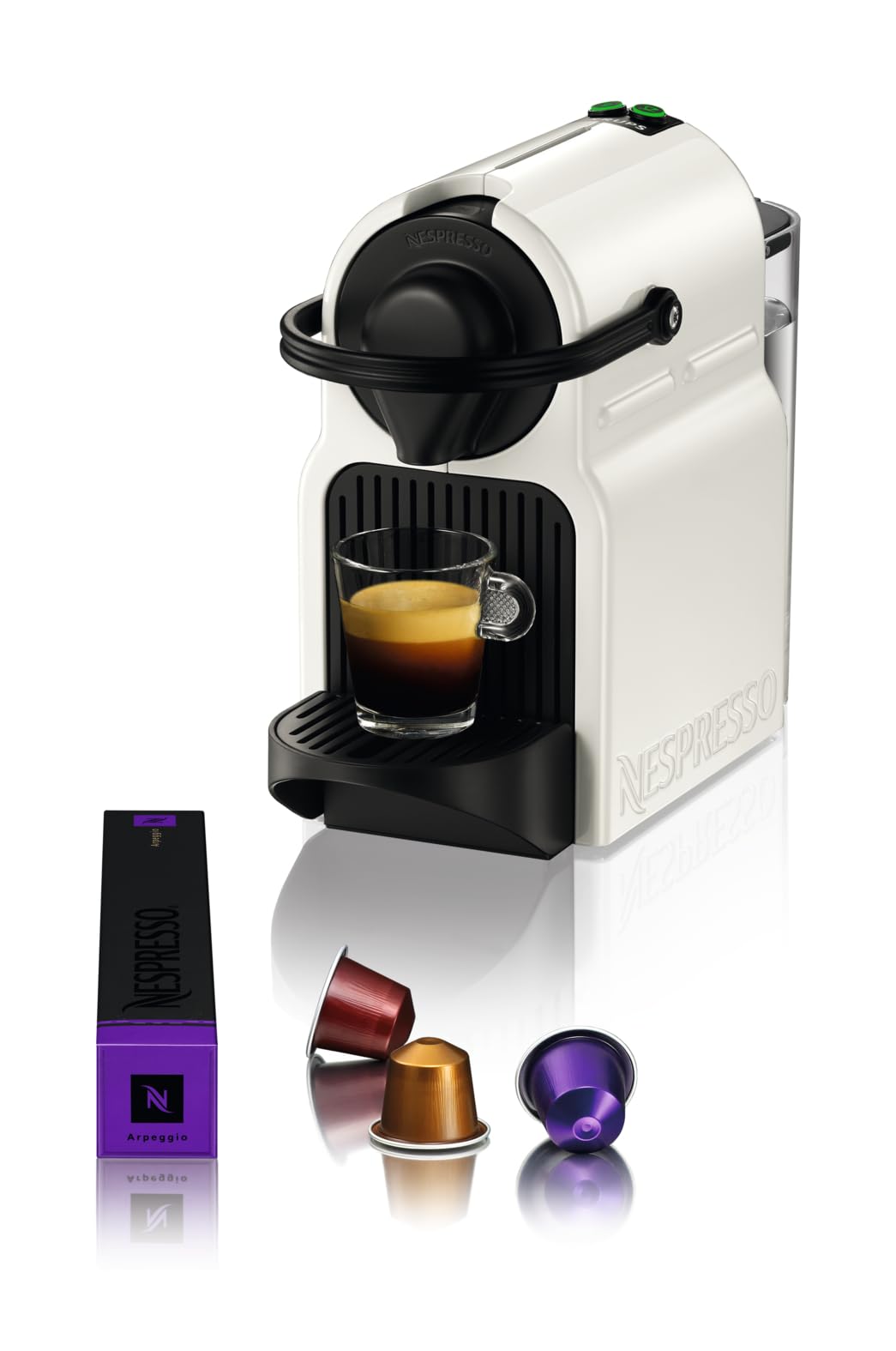 Machine à Café Inissia Blanche – Cafetière Espresso Compacte